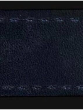 Men's Navy Leather Belt Bag -